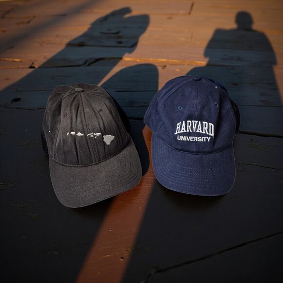 Harvard Baseball Hat With Maui Baseball Hat - Picture 1 of 6